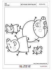 peppa-pig boyama sayfası